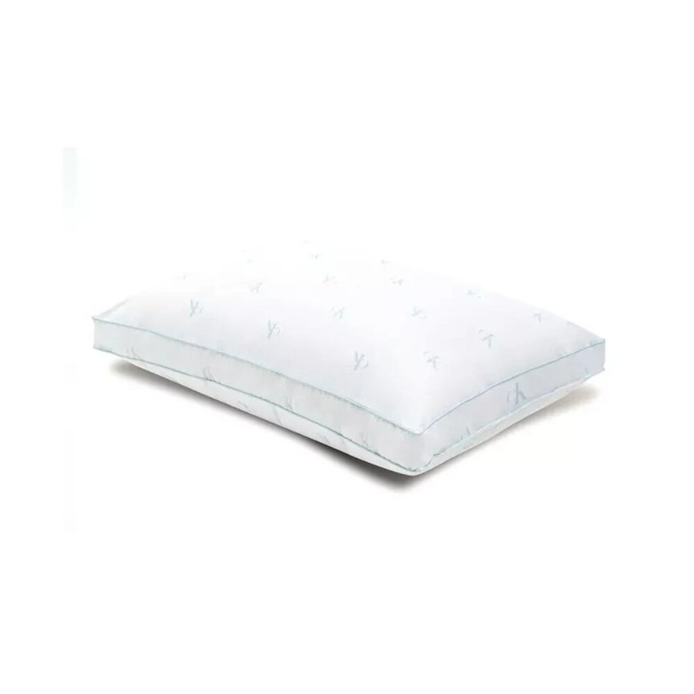Calvin Klein Monogram Logo X Firm Pillow Std Queen MSRP $34